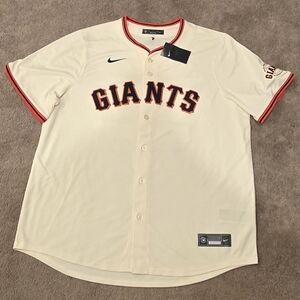 Nike SF Giants Home Matt Chapman Autgebtic Baseball Jersey Size 2XL
